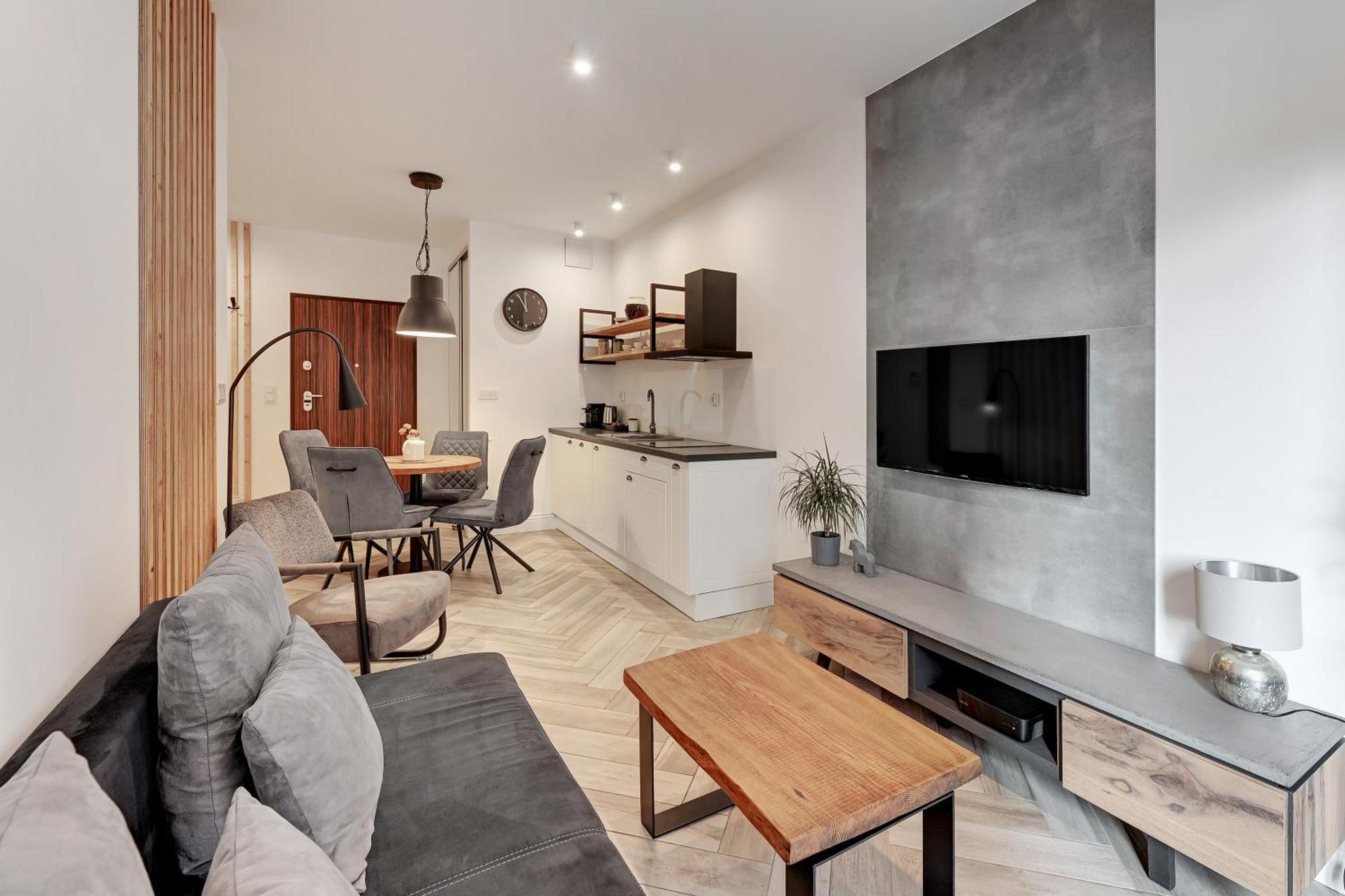 Aura III Apartments & Free Parking By Downtown Apartments Gdansk Oda fotoğraf