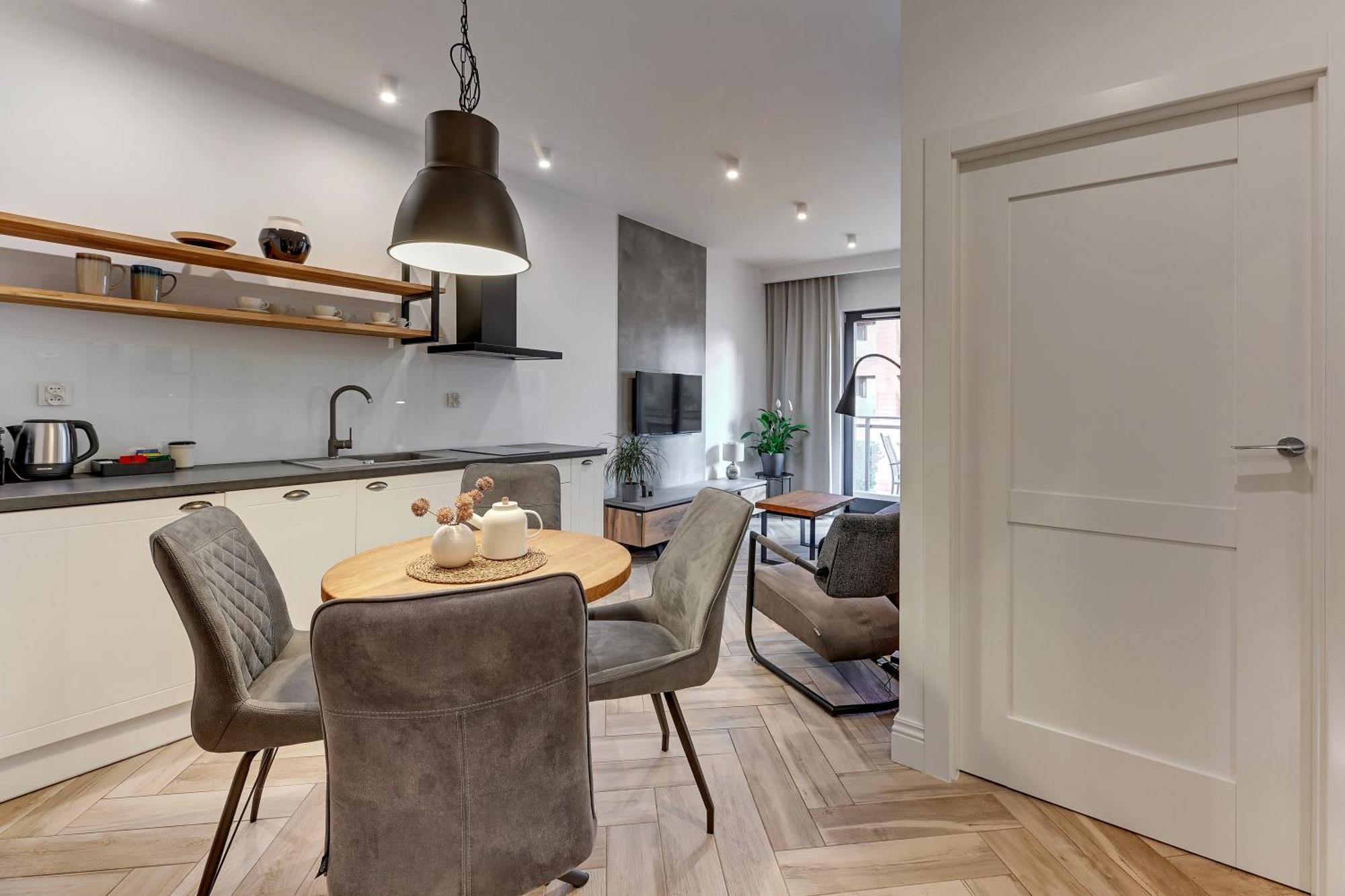 Aura III Apartments & Free Parking By Downtown Apartments Gdansk Oda fotoğraf